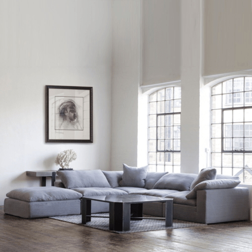 Andrew Martin Truman Linen Sectional Sofa from Houseology