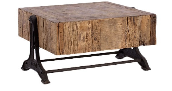 Reclaimed coffee table from Barker and Stonehouse