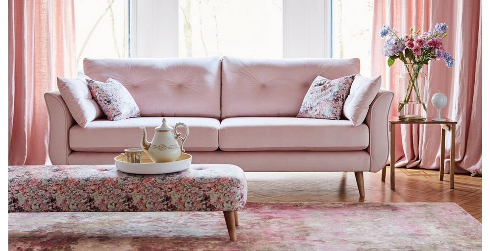 Ella the pink sofa from DFS