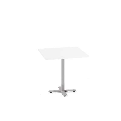 Coffee table TILO, 520x600x600 mm, silver, white