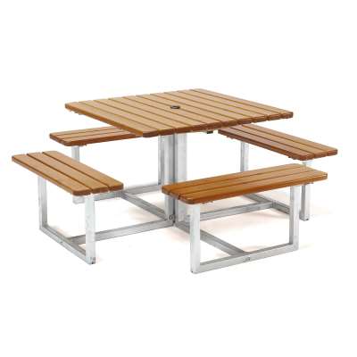 Picnic table HJORTRON, 1740x1740x450 mm