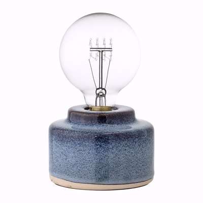 Bloomingville - Porcelain Table Lamp - Blue