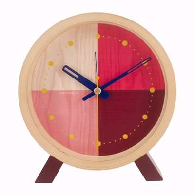Cloudnola - Flor Desk Clock - Red