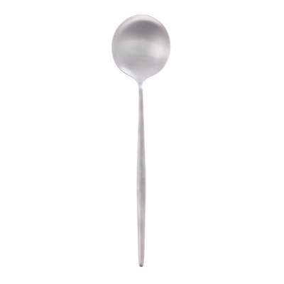 Cutipol - Moon Table Spoon - Matt Silver