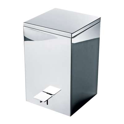 Decor Walther - TE70 Pedal Bin - Polished Stainless Steel