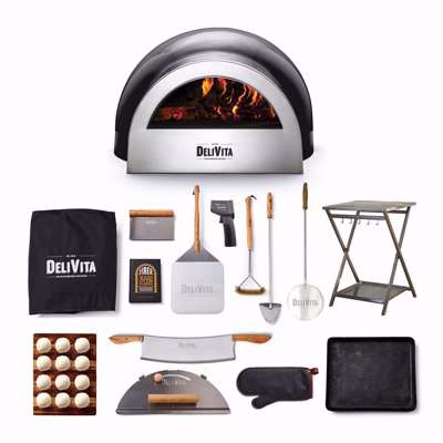 Delivita - Outdoor Pizza Oven - Complete Collection - Very Black