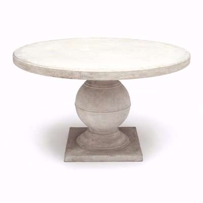 Made Goods - Cyril Round Dining Table - Light Grey - Small