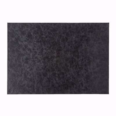 Hello Day - Debonaire A2 Leather Desk Mat - Noir Black