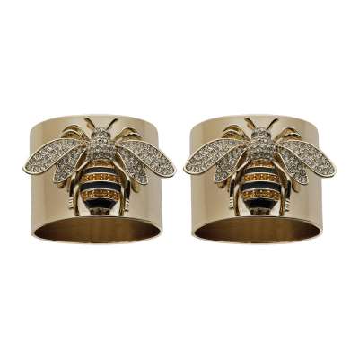 Joanna Buchanan - Stripey Bee Napkin Ring - Set of 2