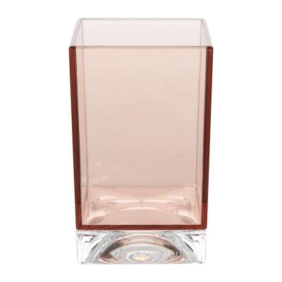 Kartell - Square Toothbrush Holder - Nude Pink