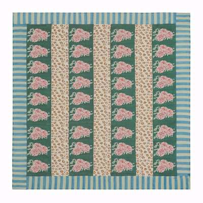 Lisa Corti - Leopard Stripe Rectangular Tablecloth - Blue - 220x220cm