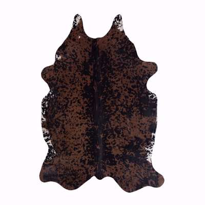 Luxe - Natural Cowhide Rug - Brown Speckled