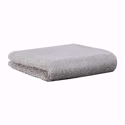 Mela - Clean Silver Towel - Dark Grey - Face Towel