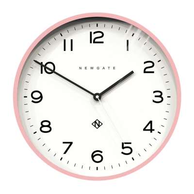 Newgate Clocks - Number Three Echo Wall Clock - Pink