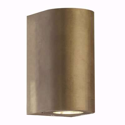 Nordlux - Canto Outdoor Wall Light - Brass - Large