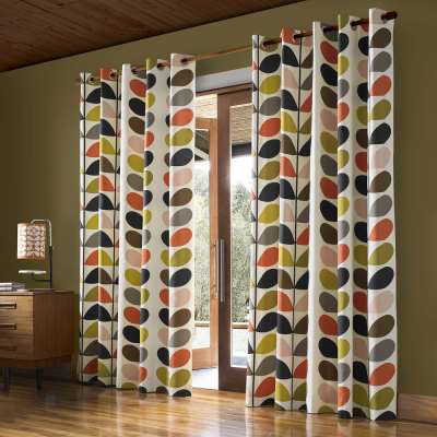 Orla Kiely - Multi Stem Eyelet Curtains - 229x137cm