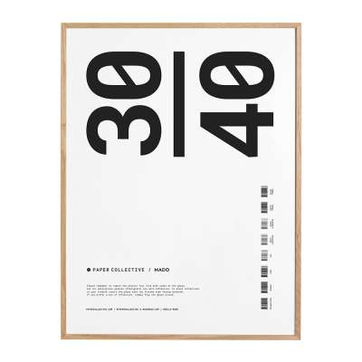 Paper Collective - Oak Poster Frame - 30x40cm
