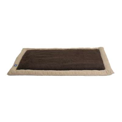Pippa & Co - Travel Dog Bed - Oatmeal/Brown Fleece - Small