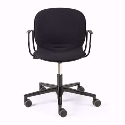 Ethnicraft - RBM Noor Office Chair With Armrest - Black
