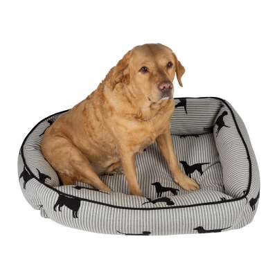 Retreat - Pet Bed - Medium - Stripe Dog & Paws