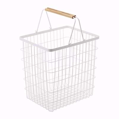 Yamazaki - Tosca White Laundry Basket - Large