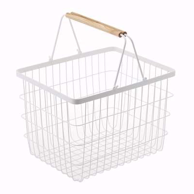 Yamazaki - Tosca White Laundry Basket - Small