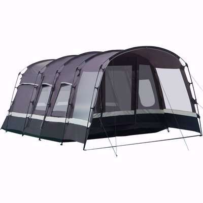 Outsunny Family Tunnel Tent w/ Bedroom, Spacious Living Space, Awning and Carry Bag, 3000 mm Water Column 8 Person Large Sleeping Cabin for Camping