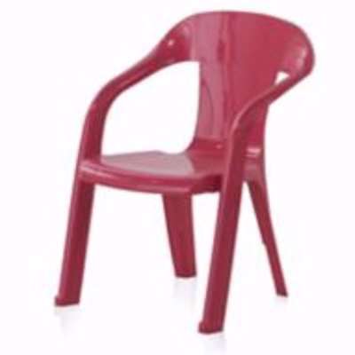Baghera Pink Plastic Kids Chair