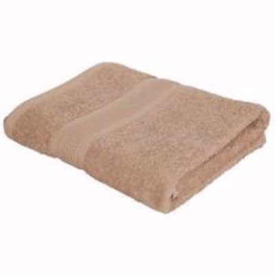 Catherine Lansfield Plain Biscuit Bath Towel