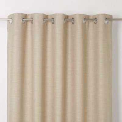 GoodHome Novan Beige Plain Blackout Eyelet Curtain (W)117Cm (L)137Cm, Single
