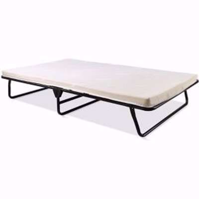Jay-Be Value Double Foldable Guest Bed With Memory Foam Mattress White