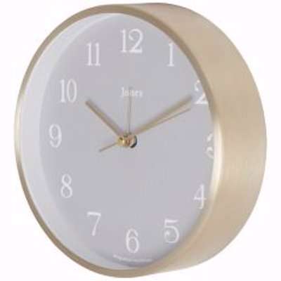 Jones Contemporary Bronze Effect Quartz Mantle Clock
