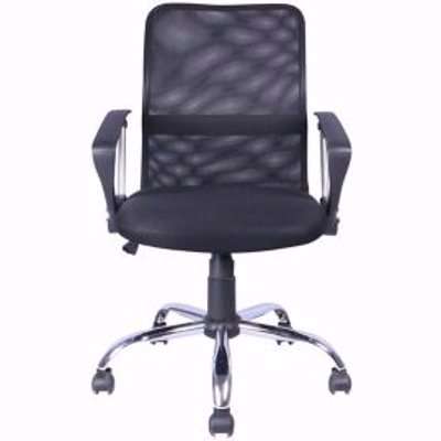 Black Mesh Office Chair, Pack Of 1