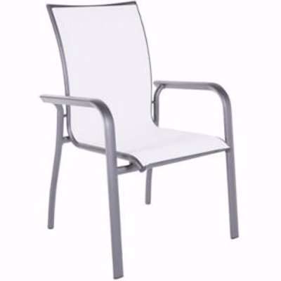 White Metal Dining Chair, Pack Of 6