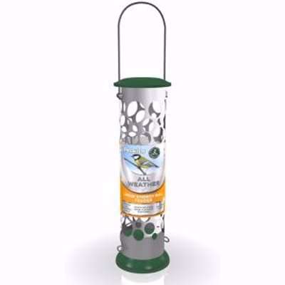 Peckish Stainless Steel Energy Ball All Weather Bird Feeder 0.7L Green