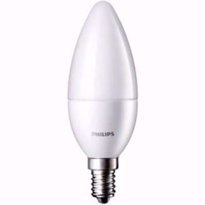 Philips E14 5.5W 470Lm Candle Warm White Led Light Bulb
