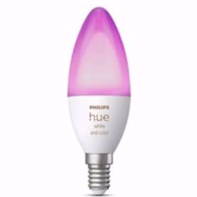 Philips Hue Ses Led Rgb & Neutral White Candle Bluetooth Smart Light Bulb