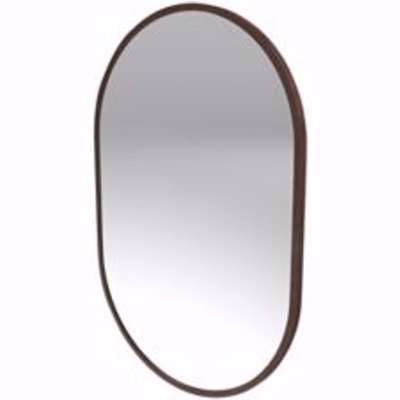 Sensio Fern Rectangular Non Illuminated Framed Bathroom Mirror (H)600mm (W)400mm Dark Bronze