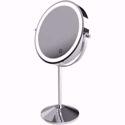 Sensio Fleur Circular Illuminated Framed Bathroom Mirror (H)375mm (W)200mm