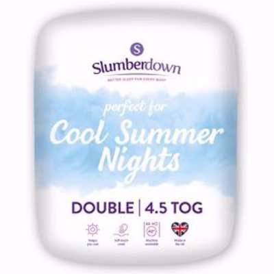 Slumberdown 4.5 Tog Summer Cool Double Duvet