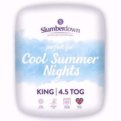 Slumberdown 4.5 Tog Summer Cool King Duvet
