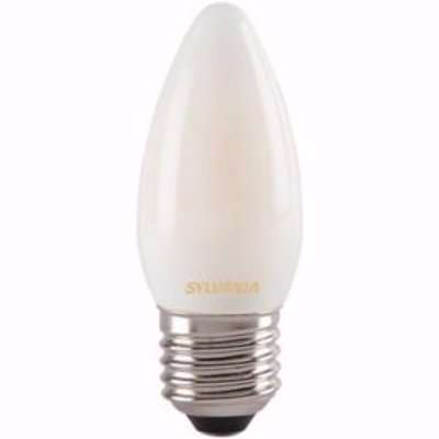 Sylvania E27 4W 400Lm Candle Led Filament Light Bulb