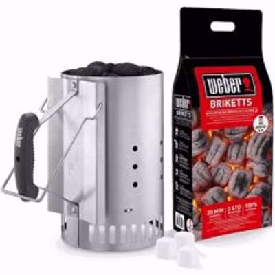 Weber Charcoal Barbecue Starter Grey