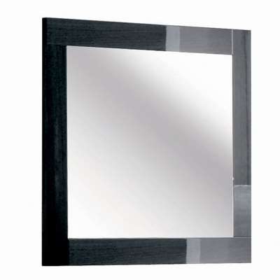 Borgia Bedroom Mirror, Grey High Gloss