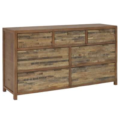 Charlie Reclaimed Wood 7 Drawer Dresser - Sideboard