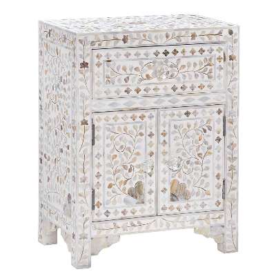 Clipper Side Table, Mother Of Pearl