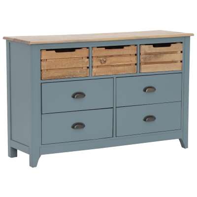 Craster Large Chest Of Drawers, French Grey