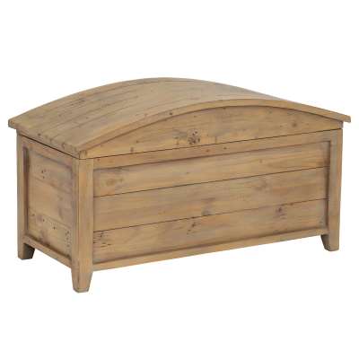 Lewes Reclaimed Wood Blanket Box, Wheat