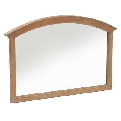 Lewes Reclaimed Wood Wall Mirror, Wheat