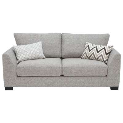 Milford 3 Seater Fabric Sofa, Vegas Zinc